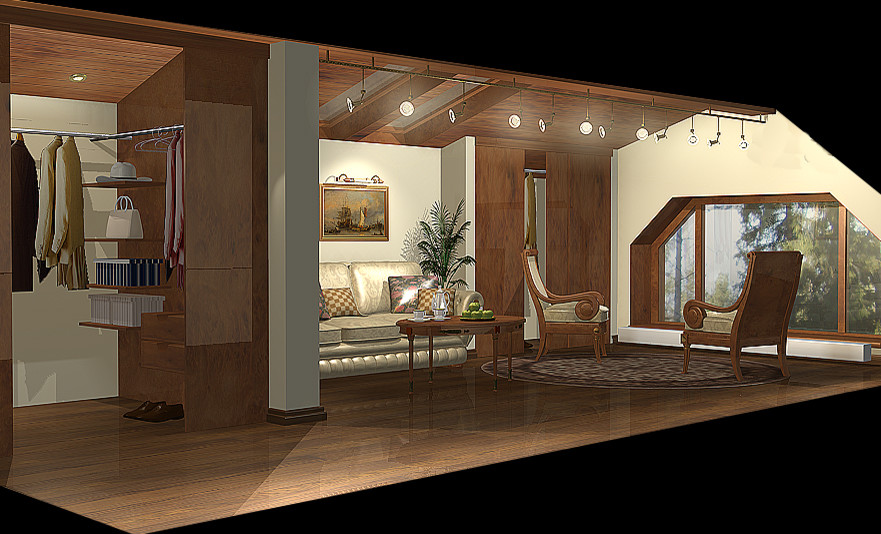 интерьеры коттеджа