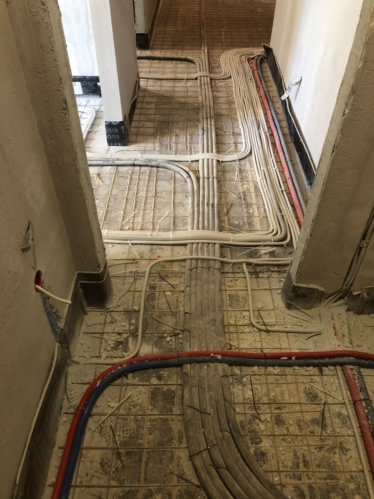 Фото инженерных сетей на объектах Project Group