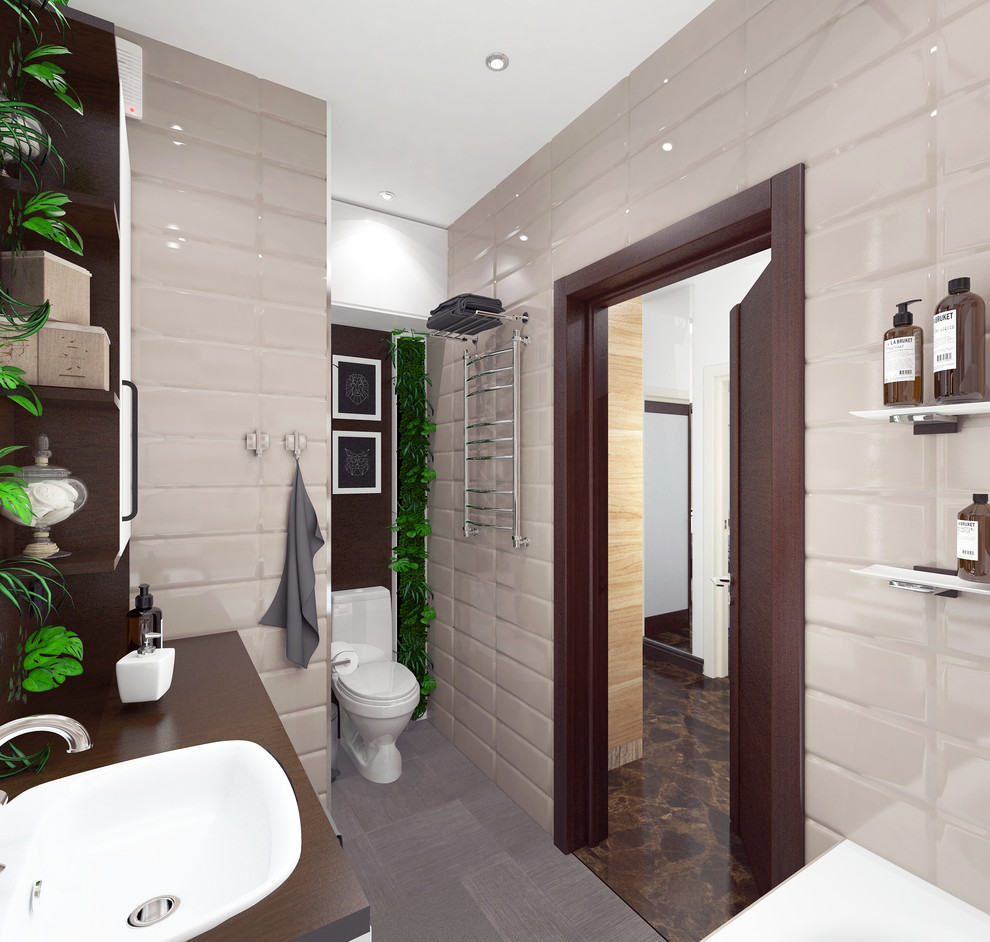 ...была квартира с готовой отделкой