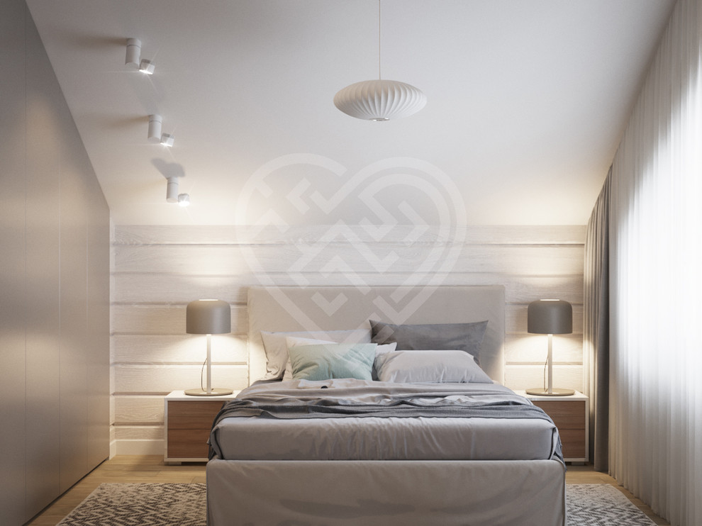 Дизайн интерьера дома из клеёного бруса в Подмосковье