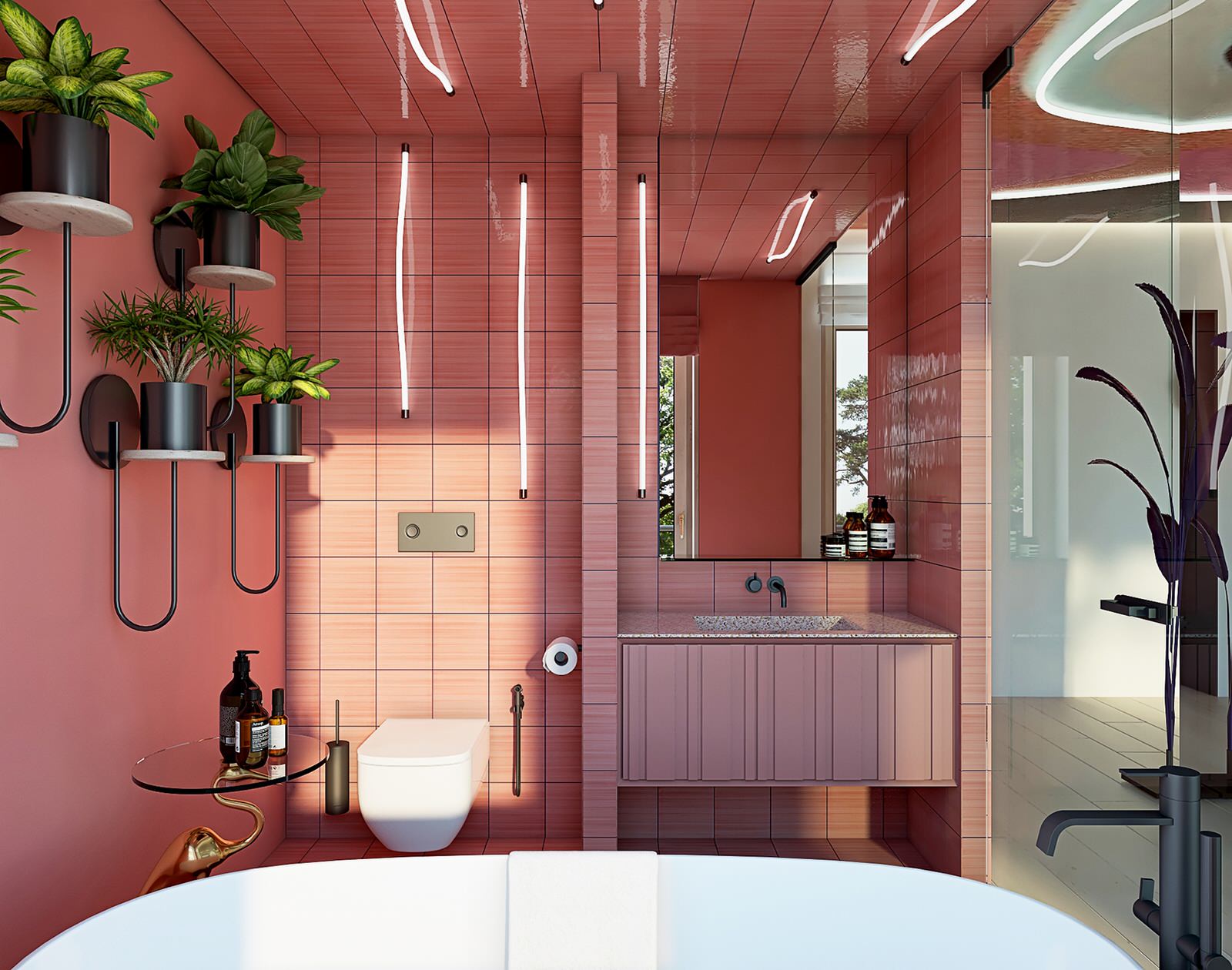 Ванная. Таунхаус в ЖК "Парк Авеню"