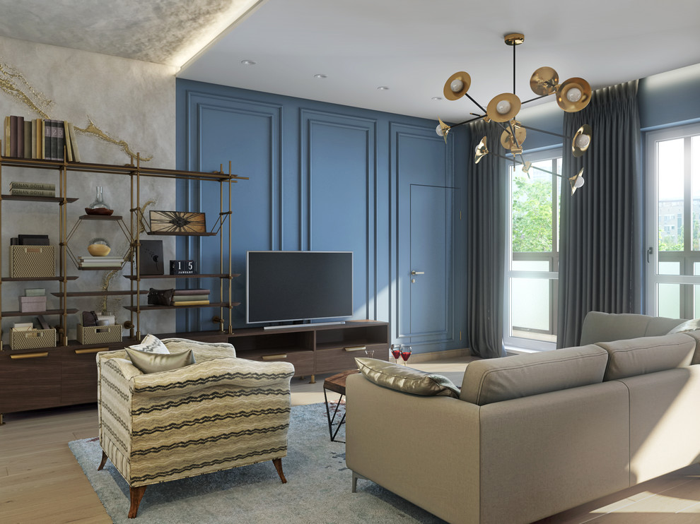 Кухня-гостиная в ЖК "Отрада"