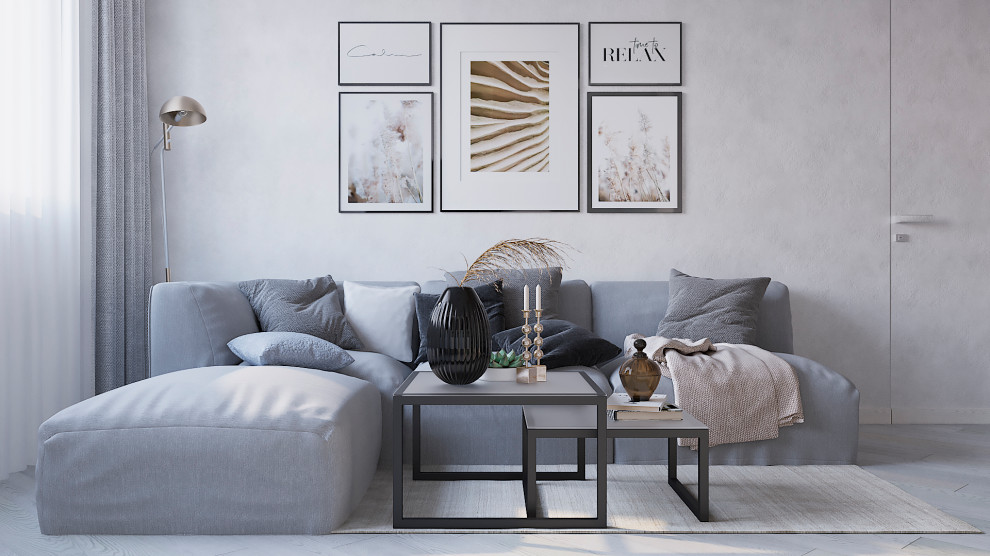 Обложка проекта: Квартира в светлых тонах