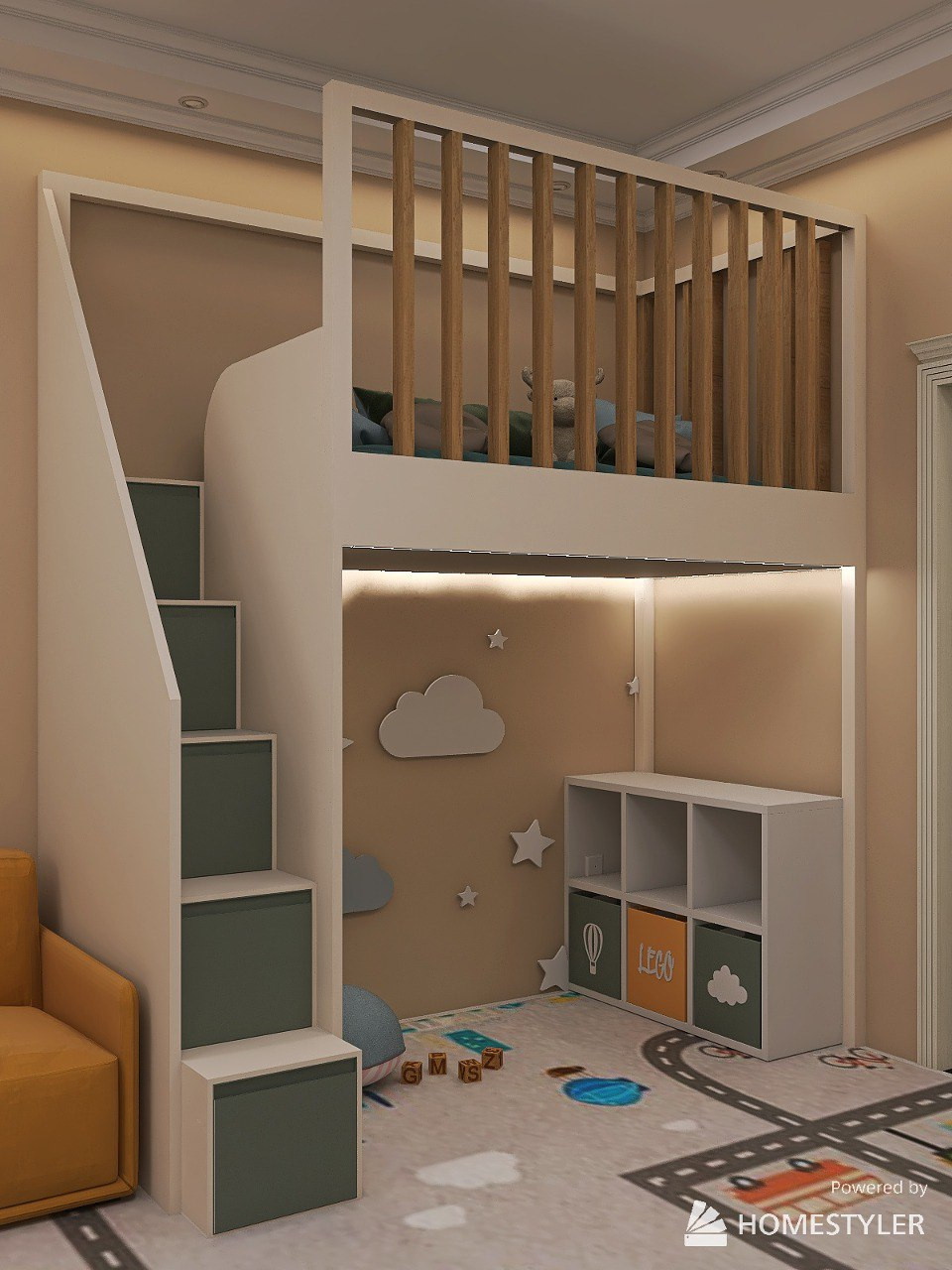 Современная классика для молодой пары с ребенком