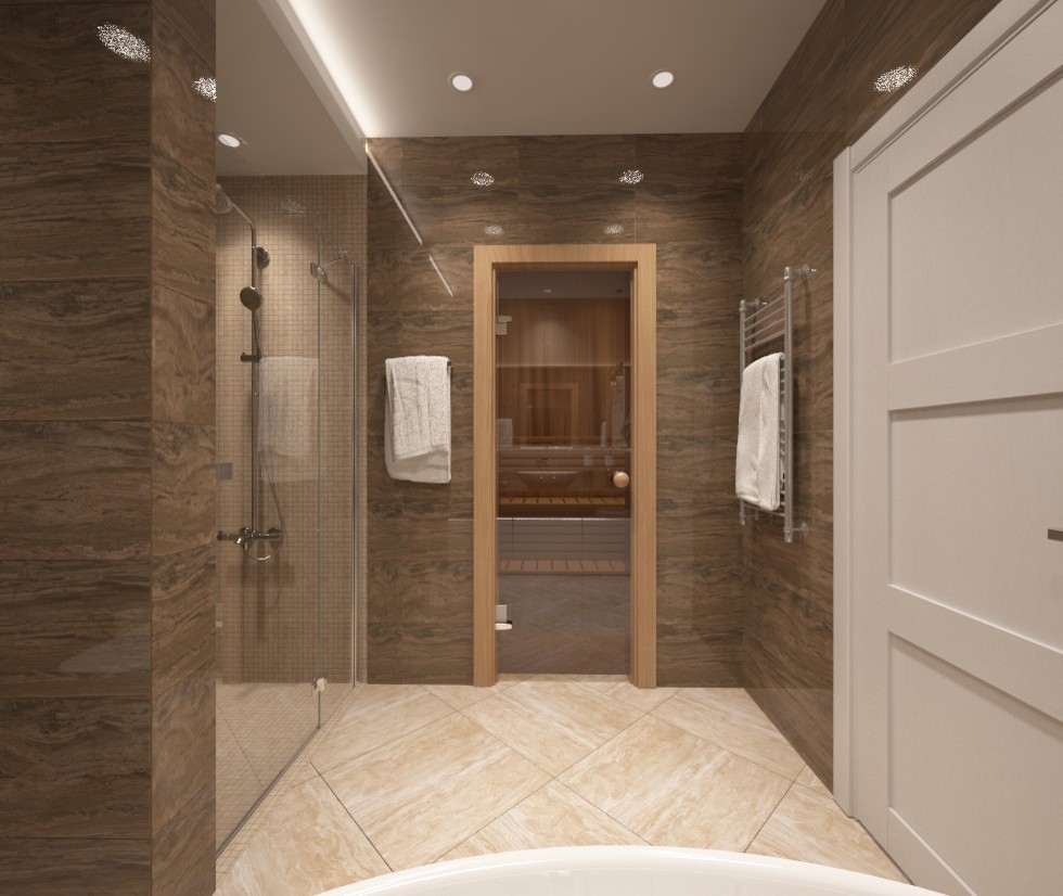 Дизайн проект коттеджа в пос. Новая проба