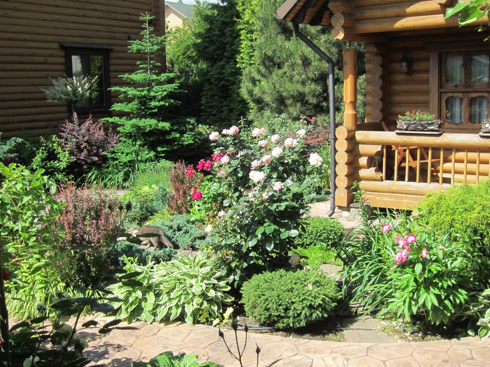 Ландшафт в пейзажном стиле с плавательным прудом 12 соток