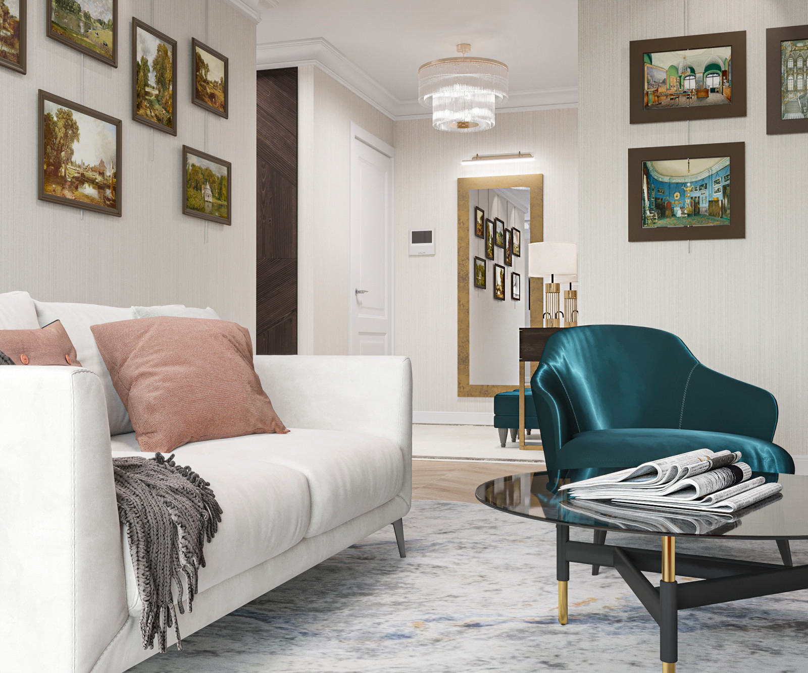 Квартира в стиле современная классика