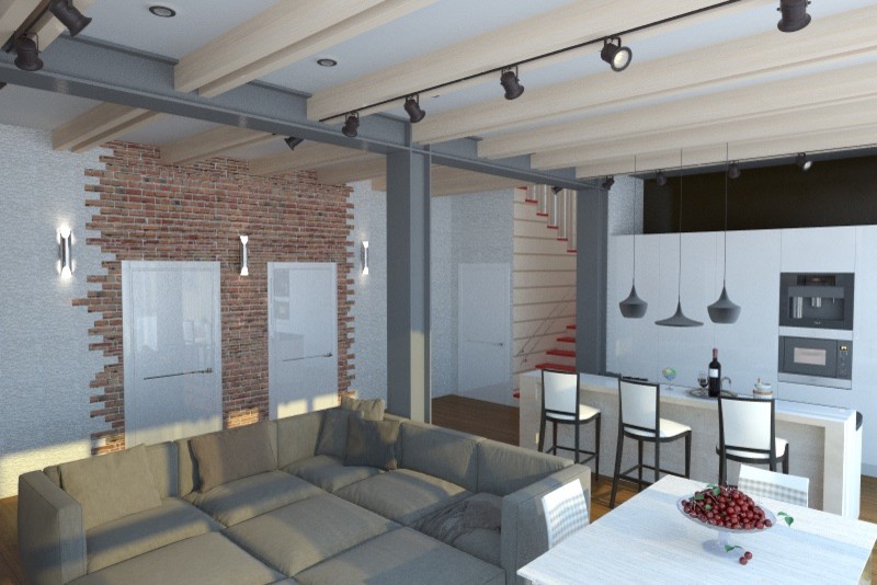 Интерьер жилого дома