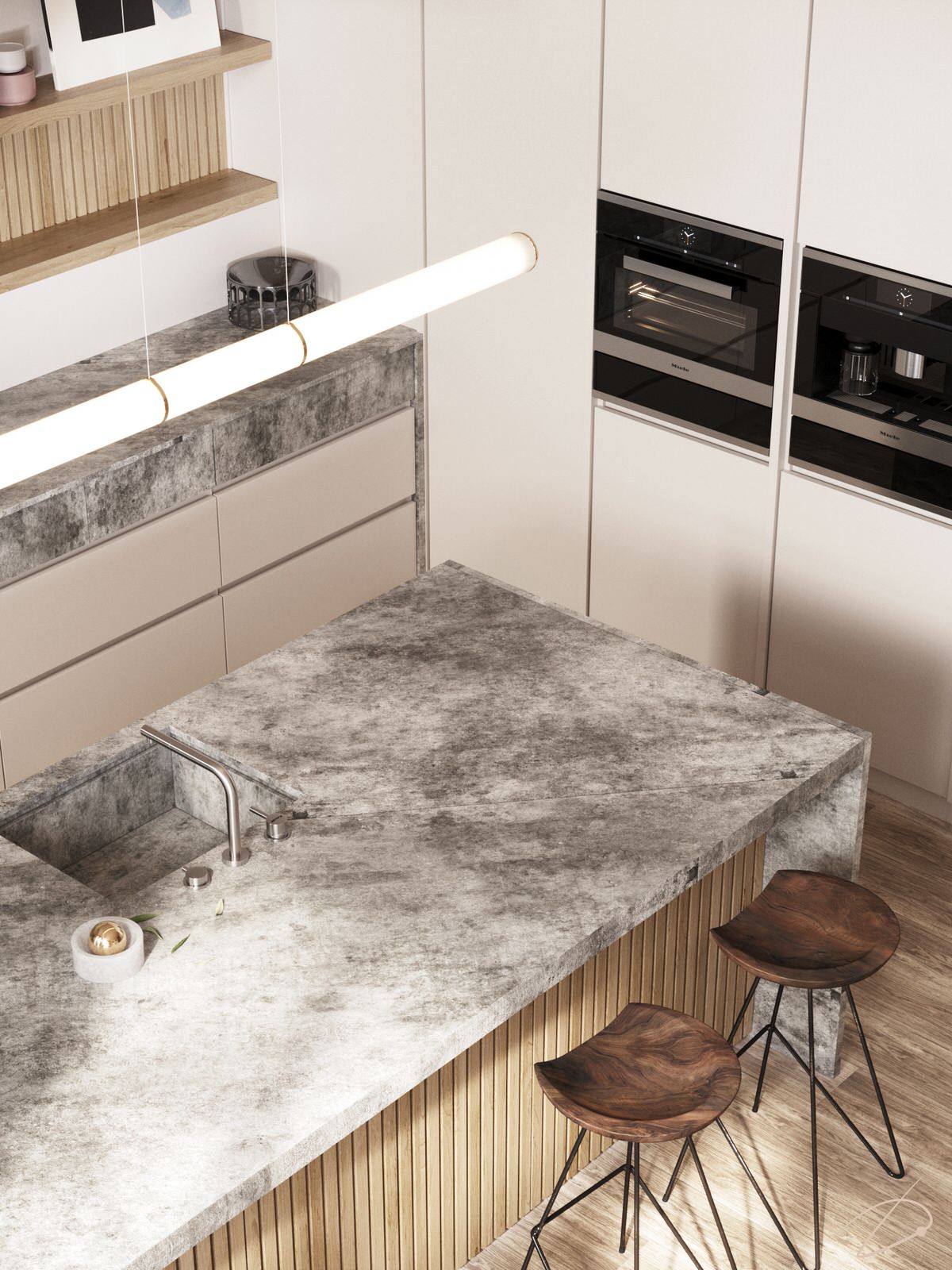 Светлый и легкий проект для молодой семьи