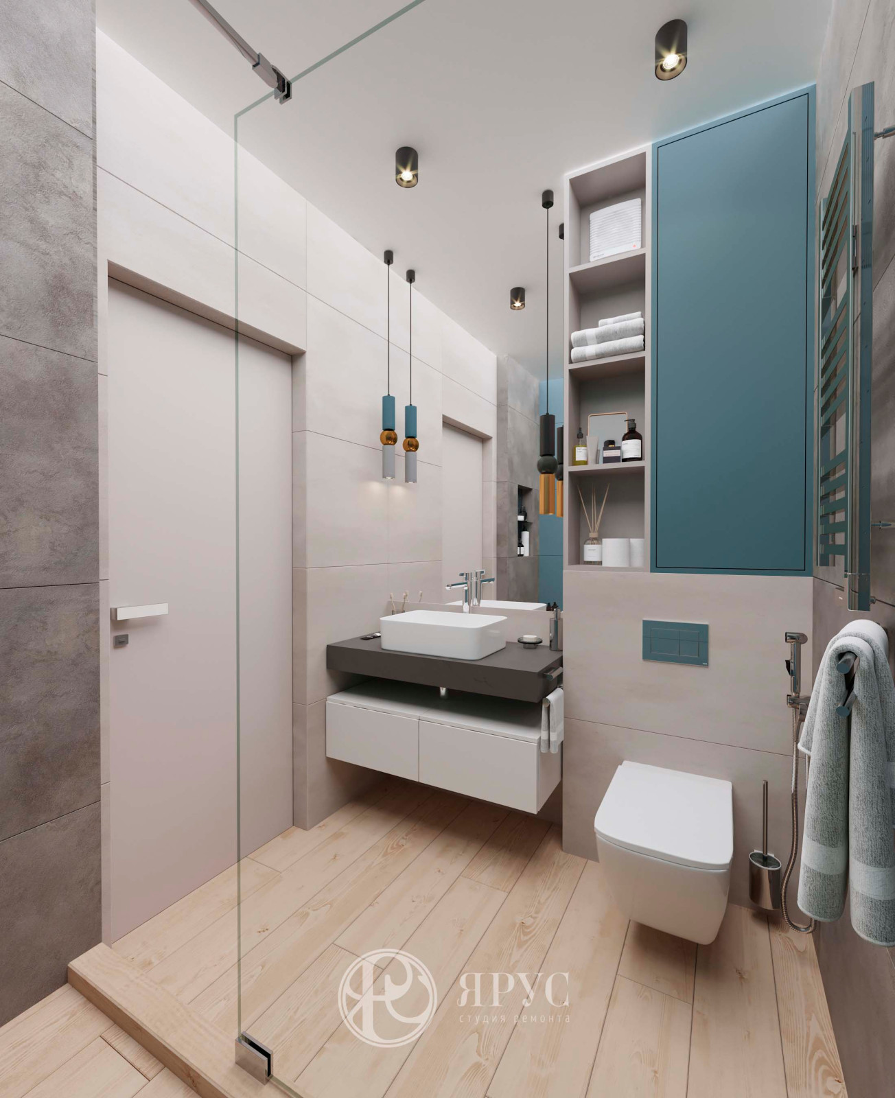 Однокомнатная квартира в современном стиле