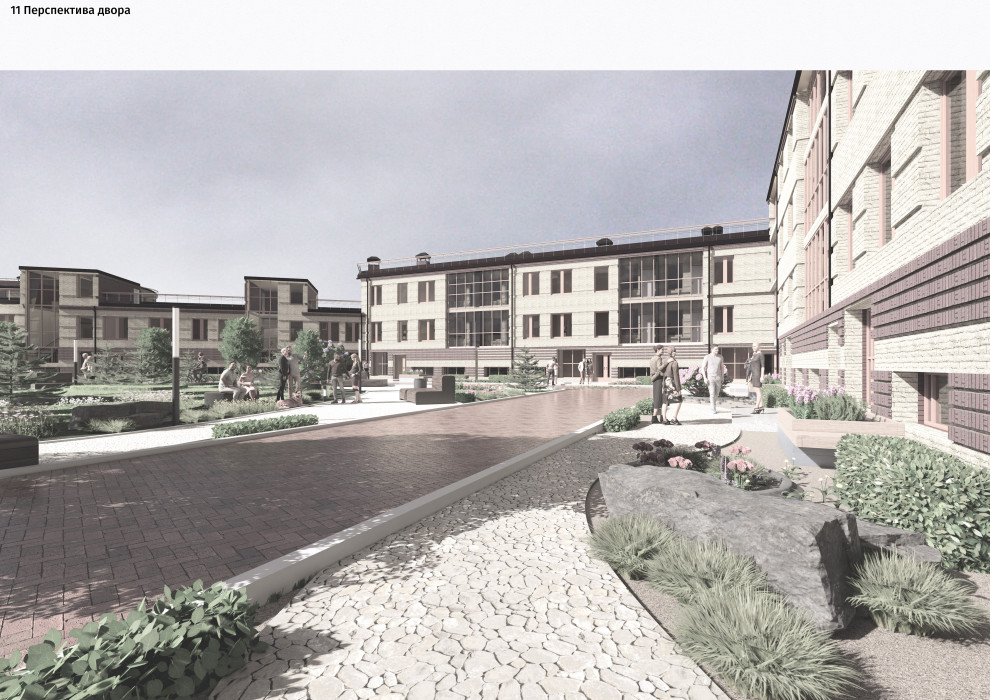 Концепция жилого комплекса малоэтажной застройки