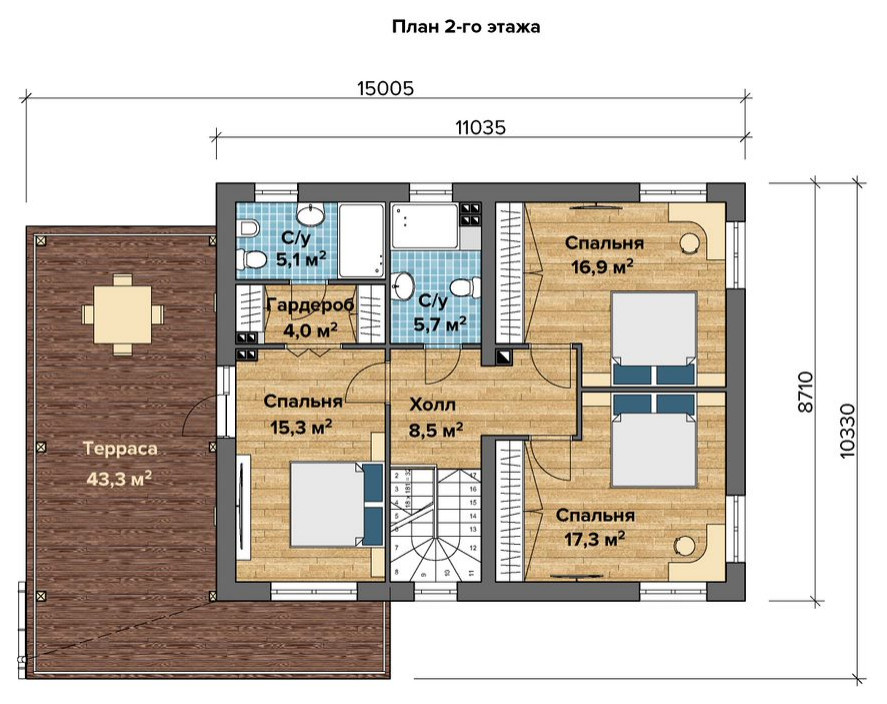 План 2-го этажа