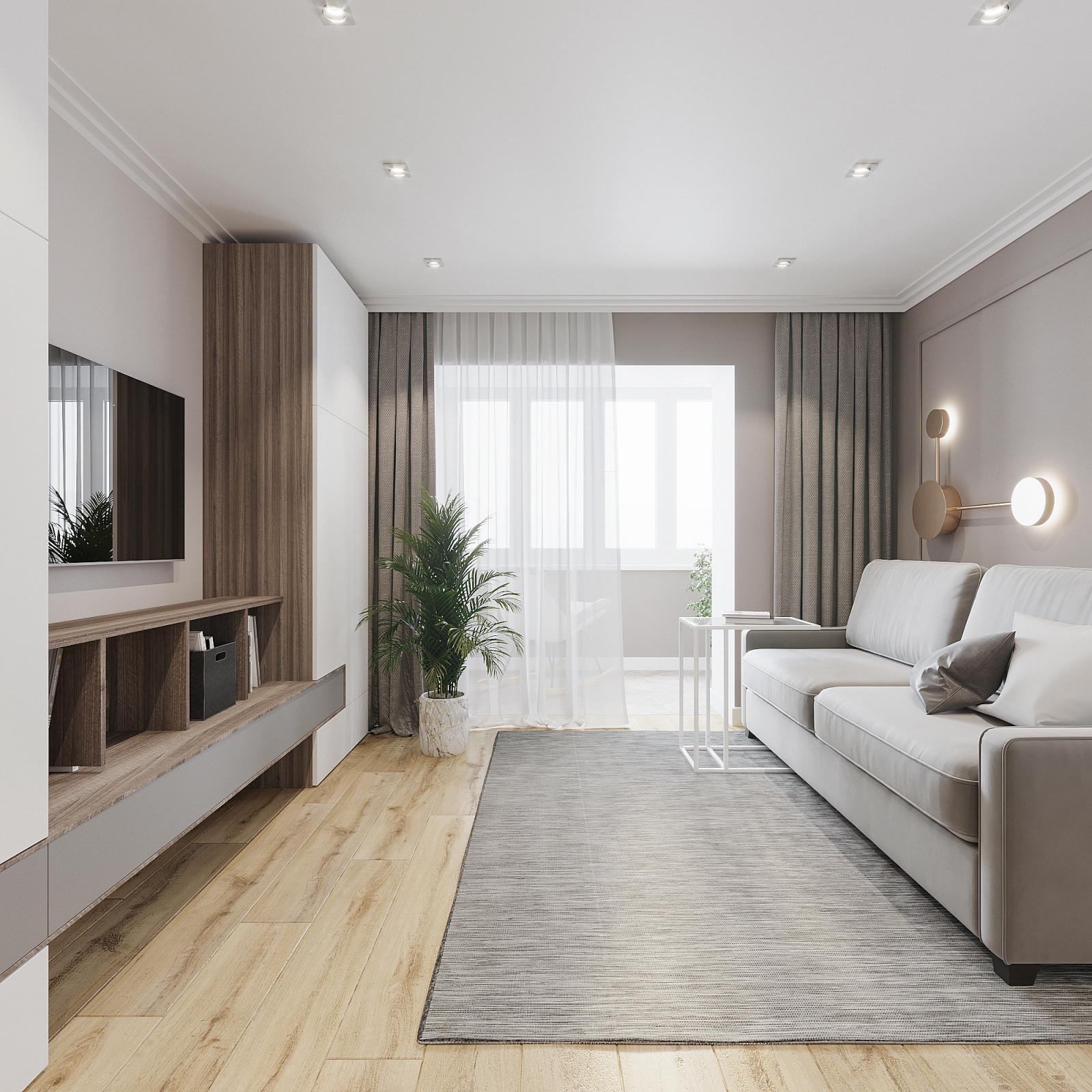 Спальня - гостиная