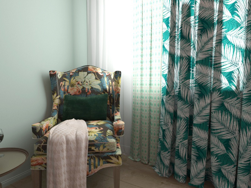 Необычный дизайн гостиной для необычного молодого человека