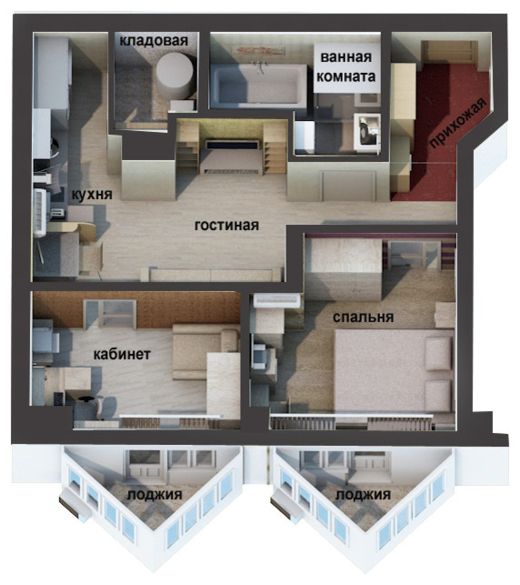 Перепланировка квартиры