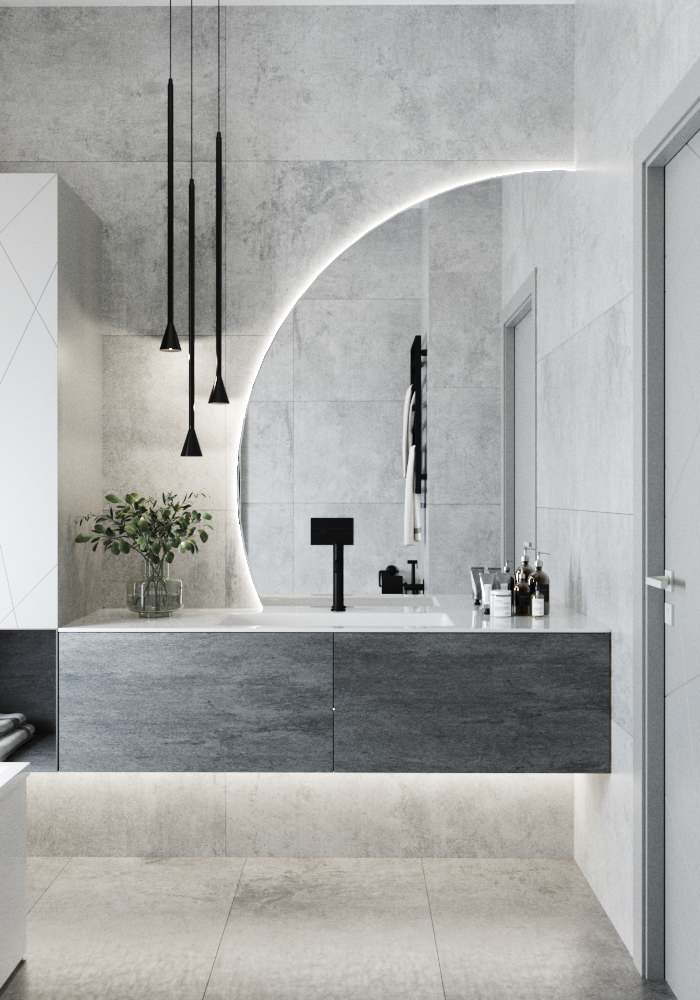 Обложка проекта: Проект ванной комнаты в ЖК Клевер Парк г.Екатеринбург