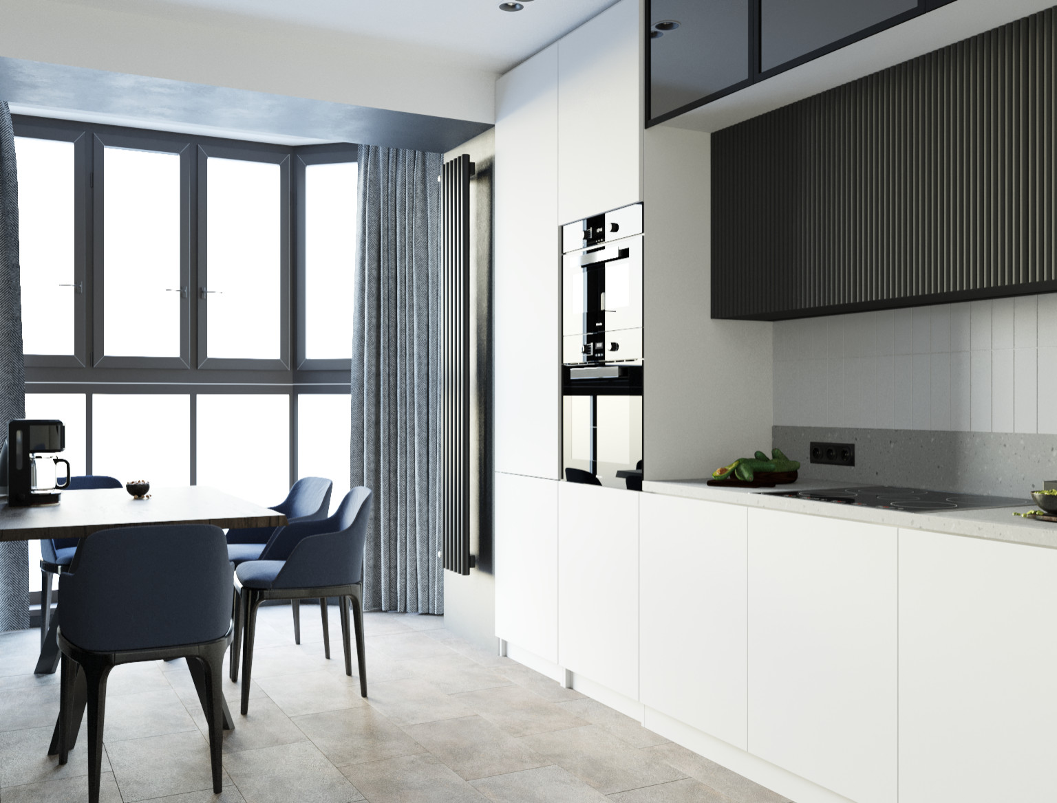 Брутальный синий