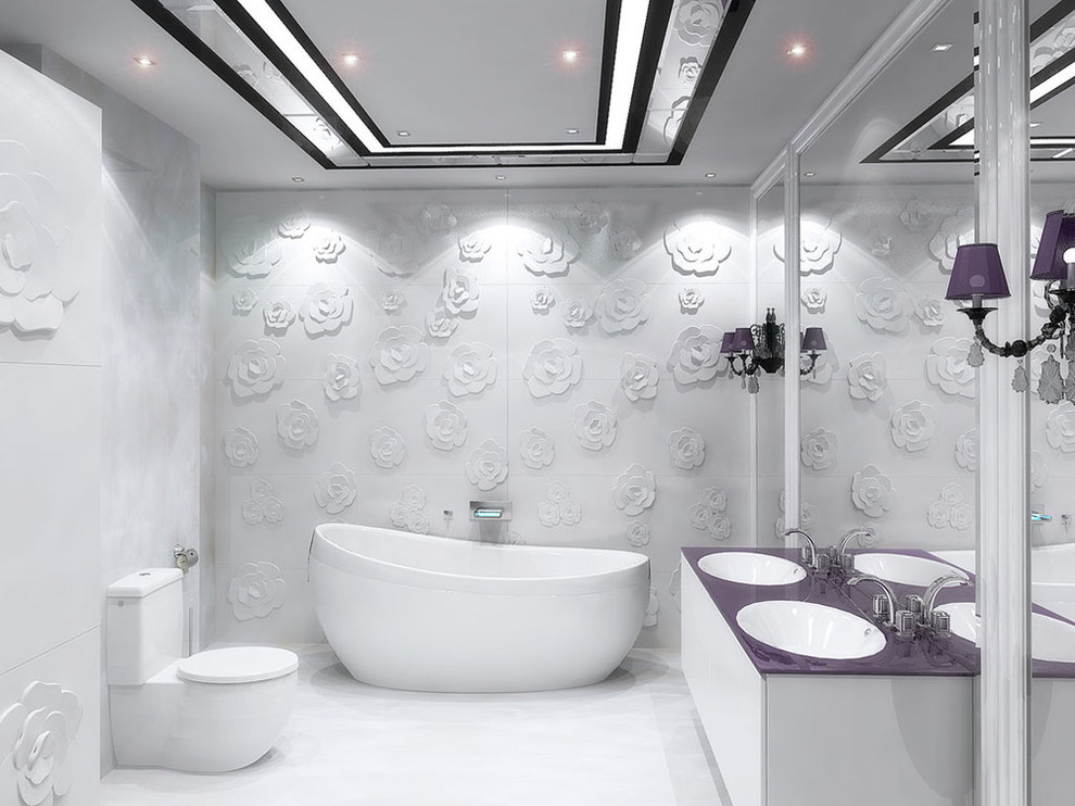 Interior in white colours