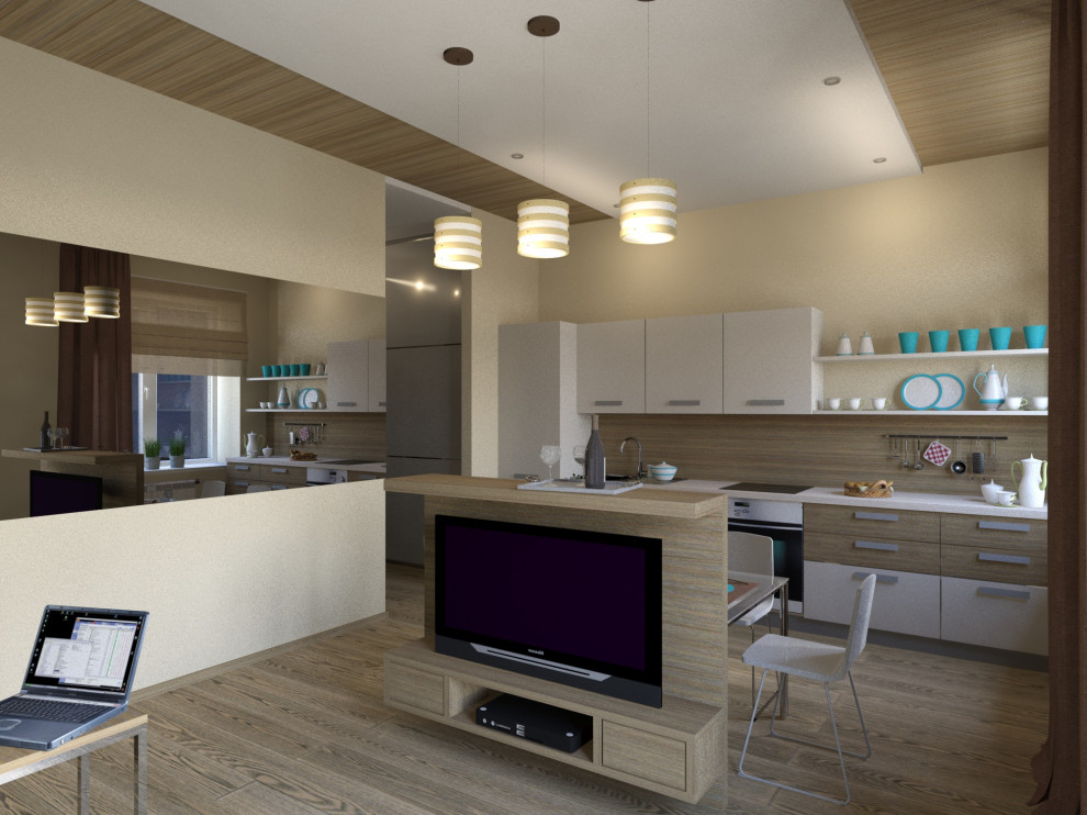 Квартира в современном стиле в микрорайоне Покровский