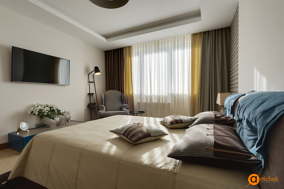 Простота дизайна спальни