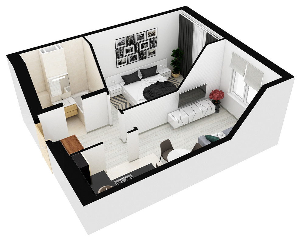 3D планировки от студии "Уютная Квартира"