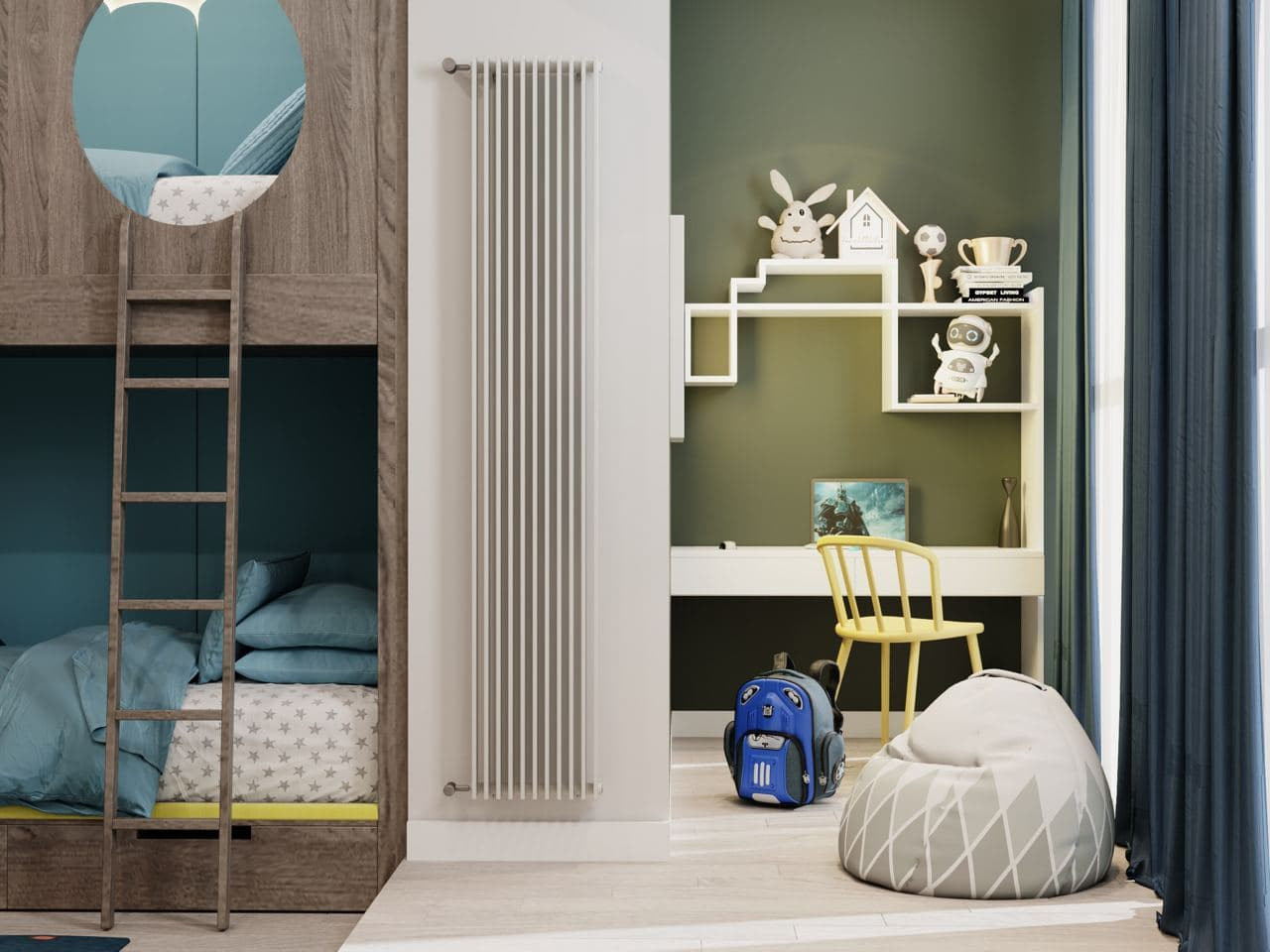 Детская, Терегулова. 31 кв.м.