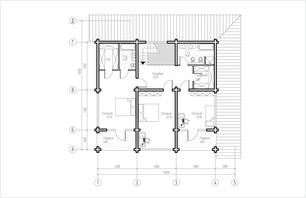 План 2 этажа