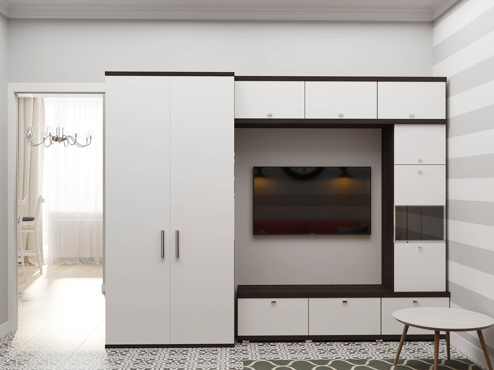 Обложка проекта: Студия в скандинавском настроении