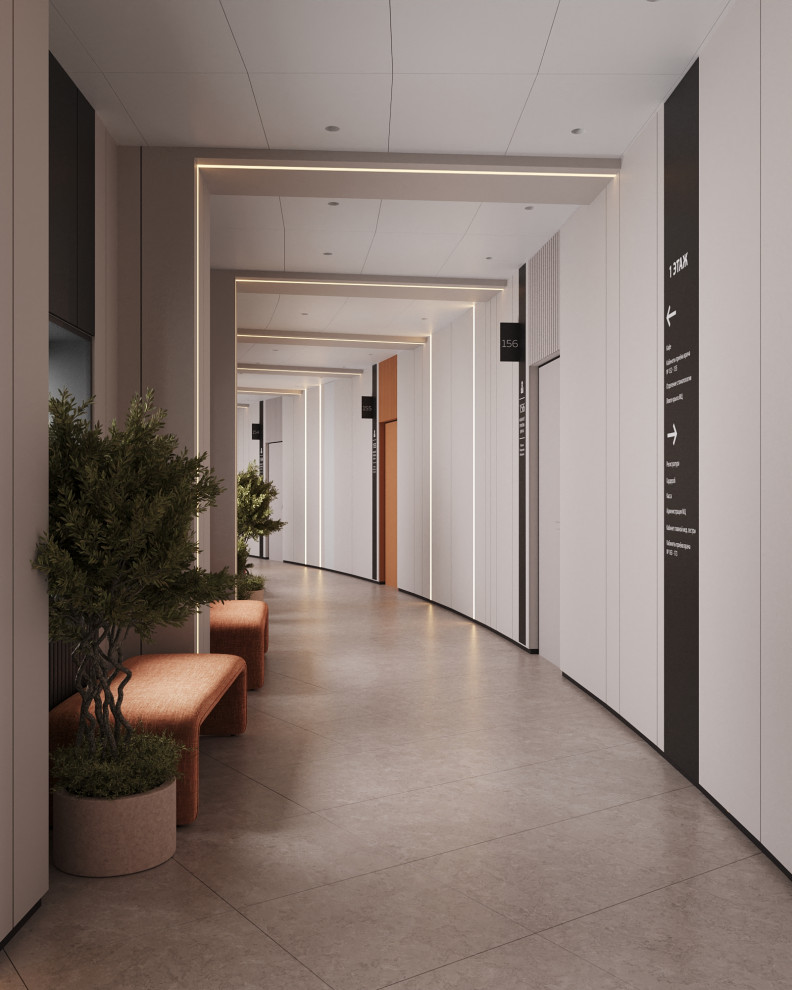 Медицинский центр "Аэрофлот". Коридор