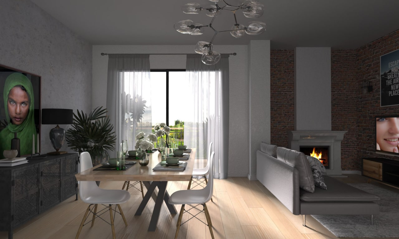 Обложка проекта: Гостинная