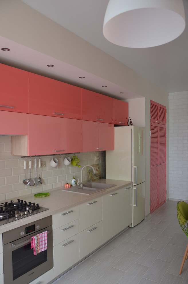 Обложка проекта: Кухня в новостройке на Набережной Леонова