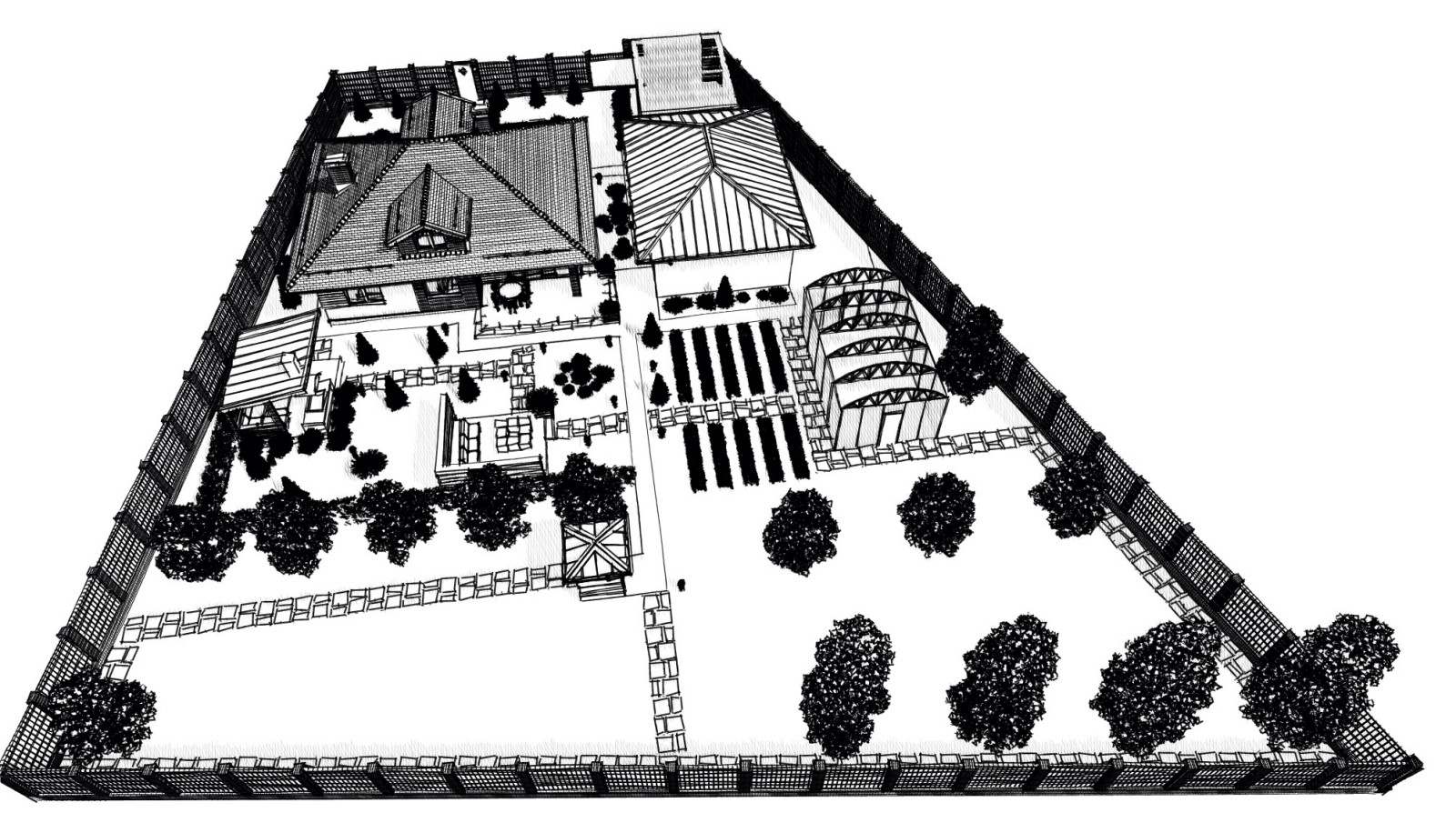 Эскизный проект благоустройства участка 3