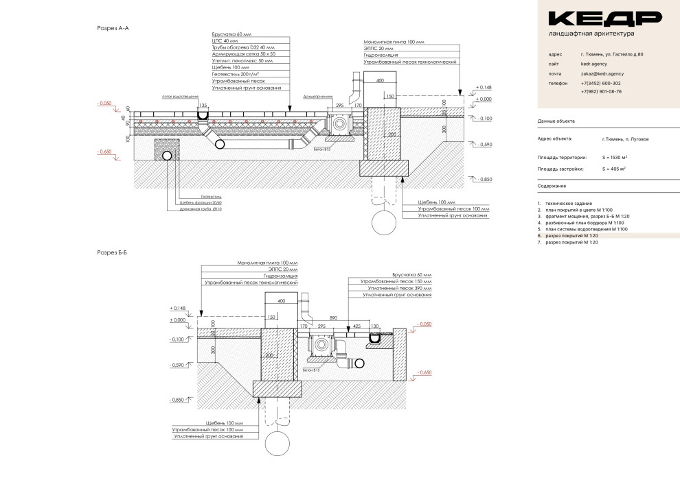 Проект мощения