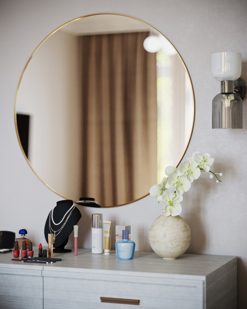 Обложка проекта: Визуализация женской спальни