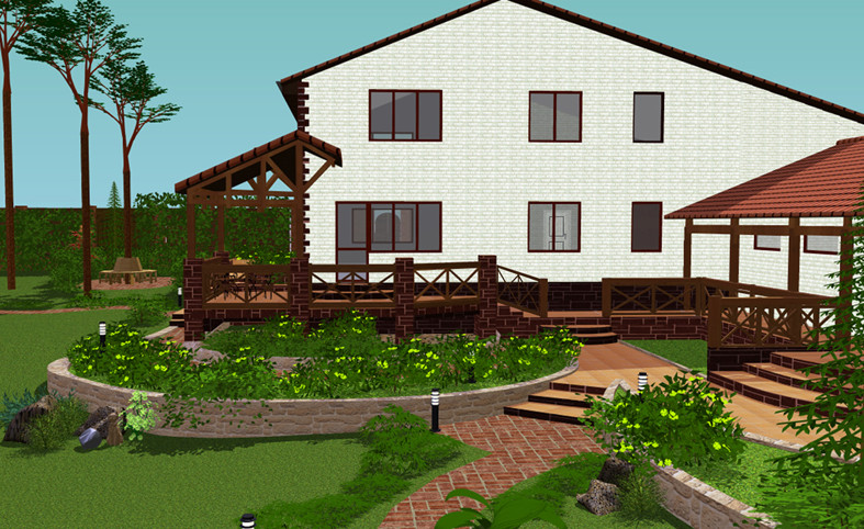 Мой проект ландшафтного дизайна и разработки фасадов