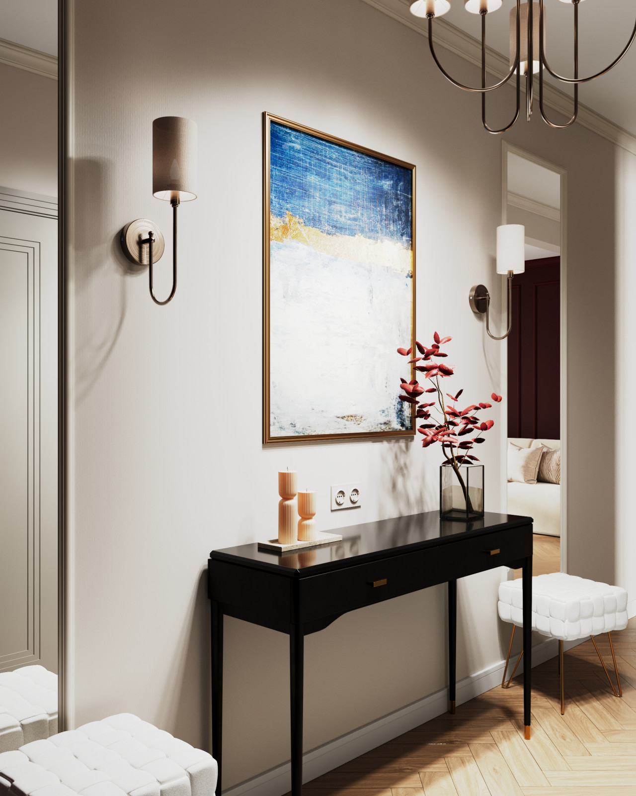 Элегантная квартира с нотками классики