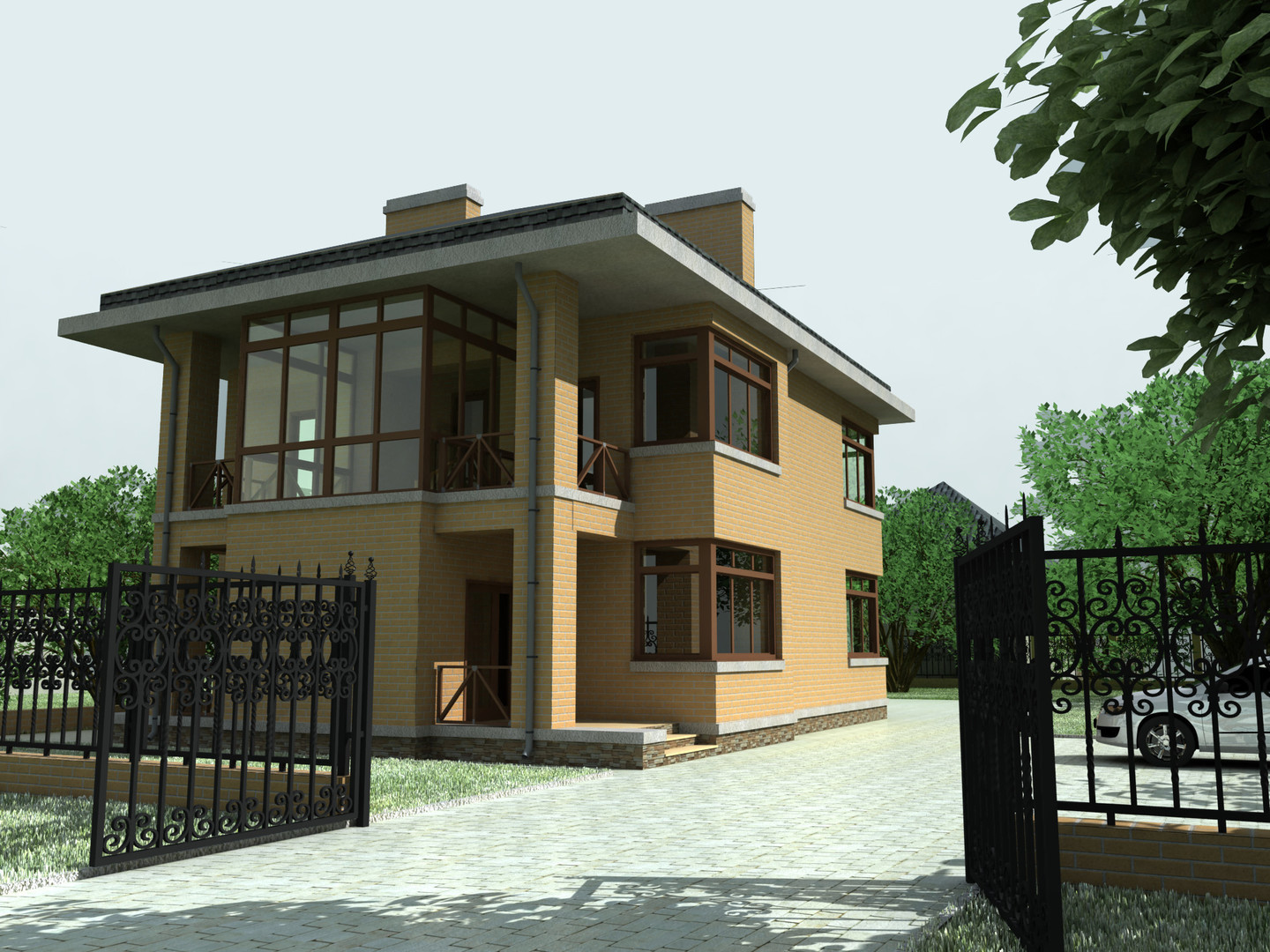 Обложка проекта: Коттедж в Зеленогорске.