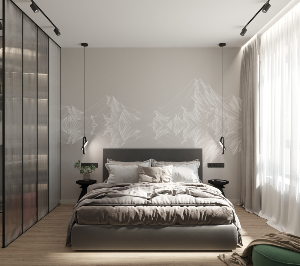 Стильная однушка 47 м² для девушки в ЖК Селигер Сити