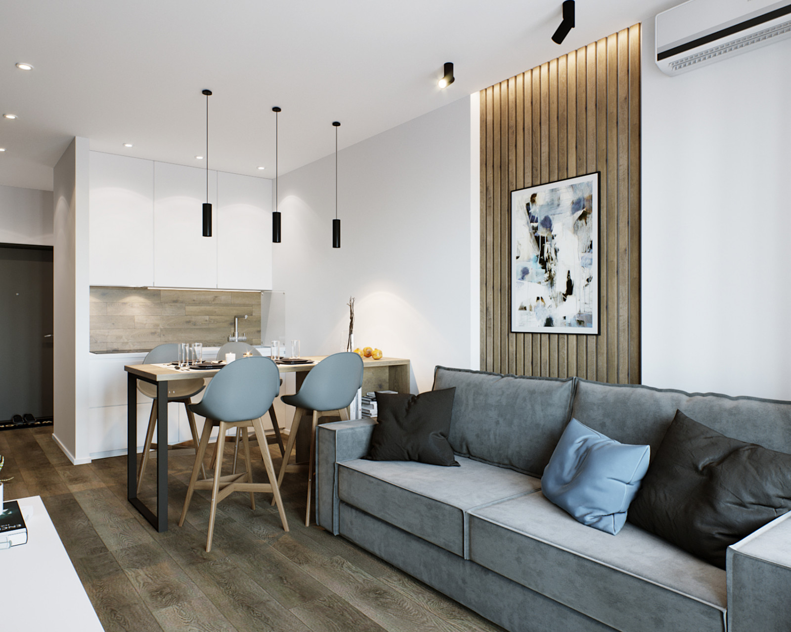 Обложка проекта: Квартира 47кв.м для молодого человека