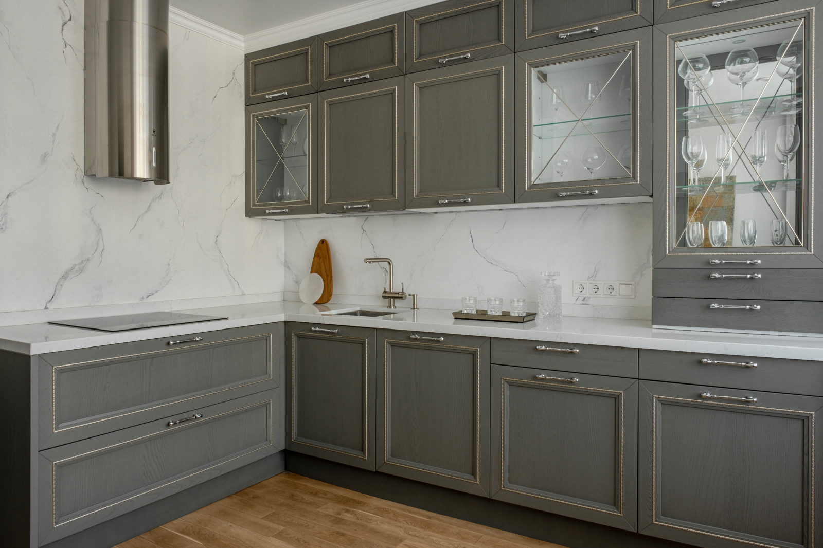 Обложка проекта: Проект кухни в новостройке