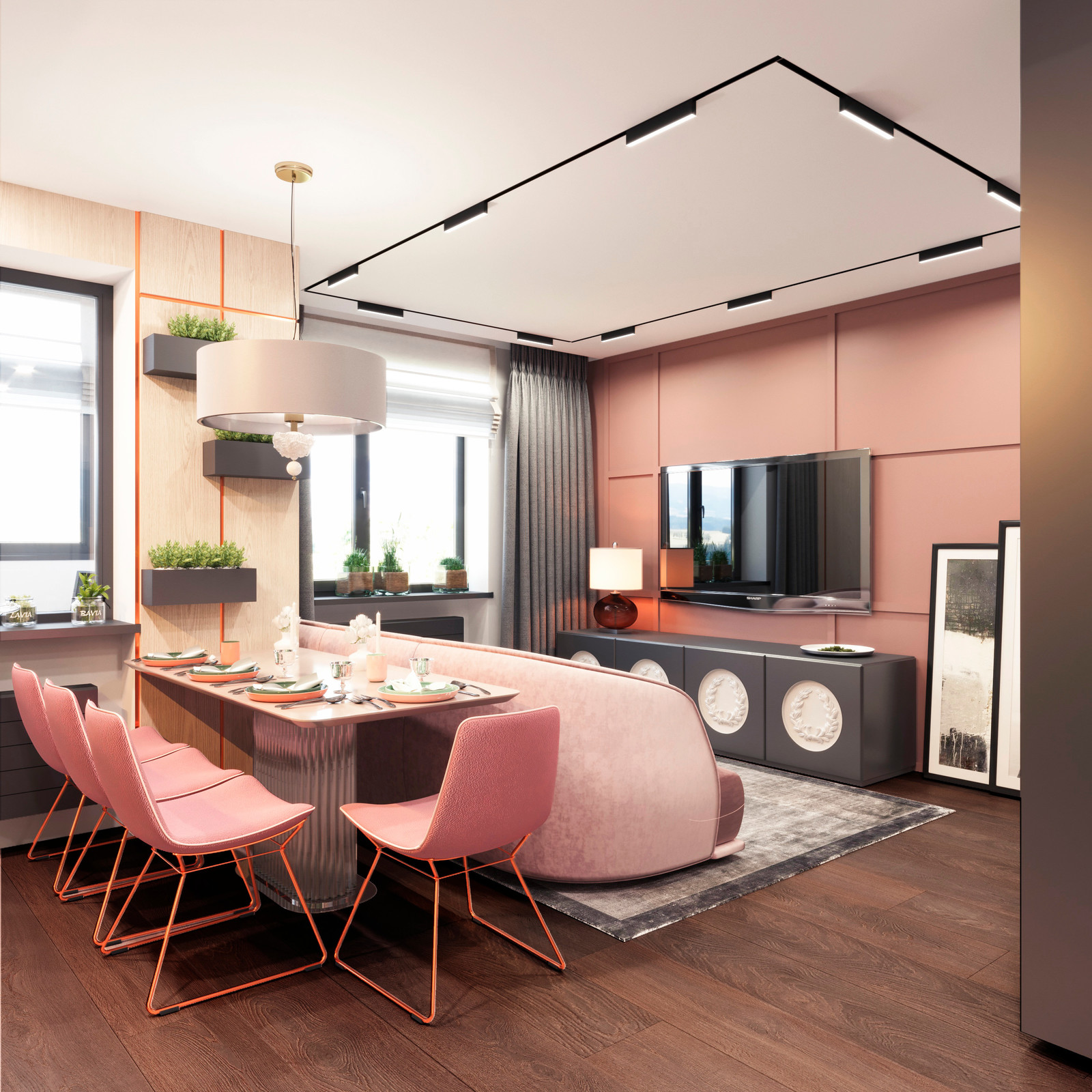 Уютная однушка в цвете