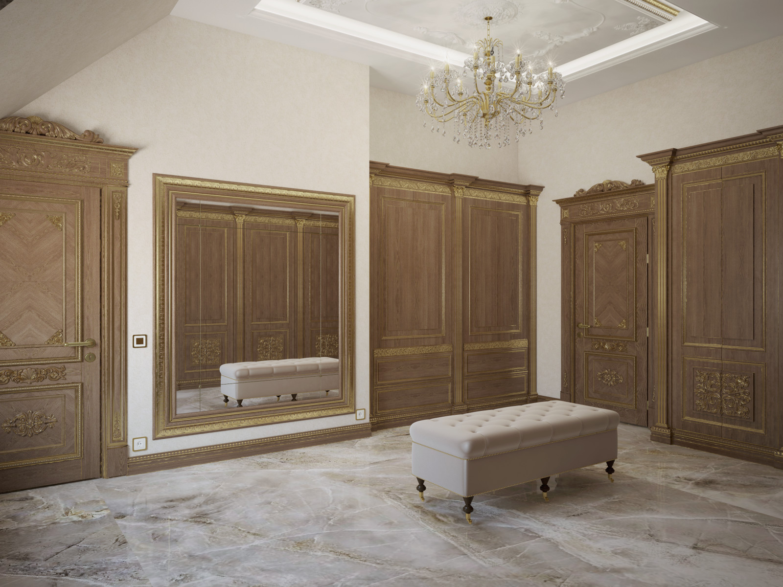 Гардеробная для него