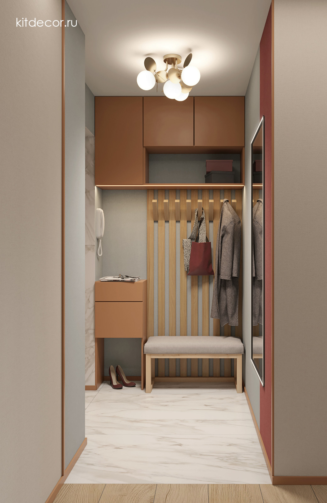 Коралловые акценты