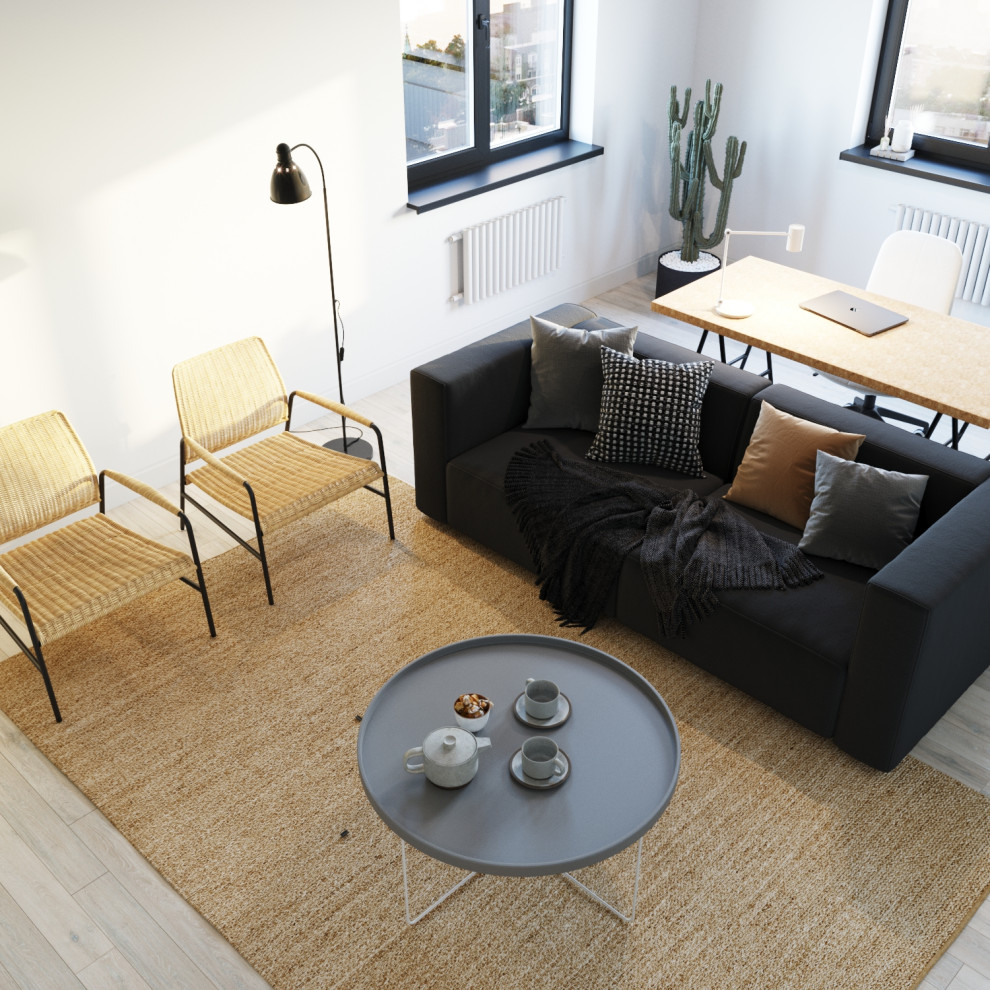 Лаконичная квартира в светлых тонах