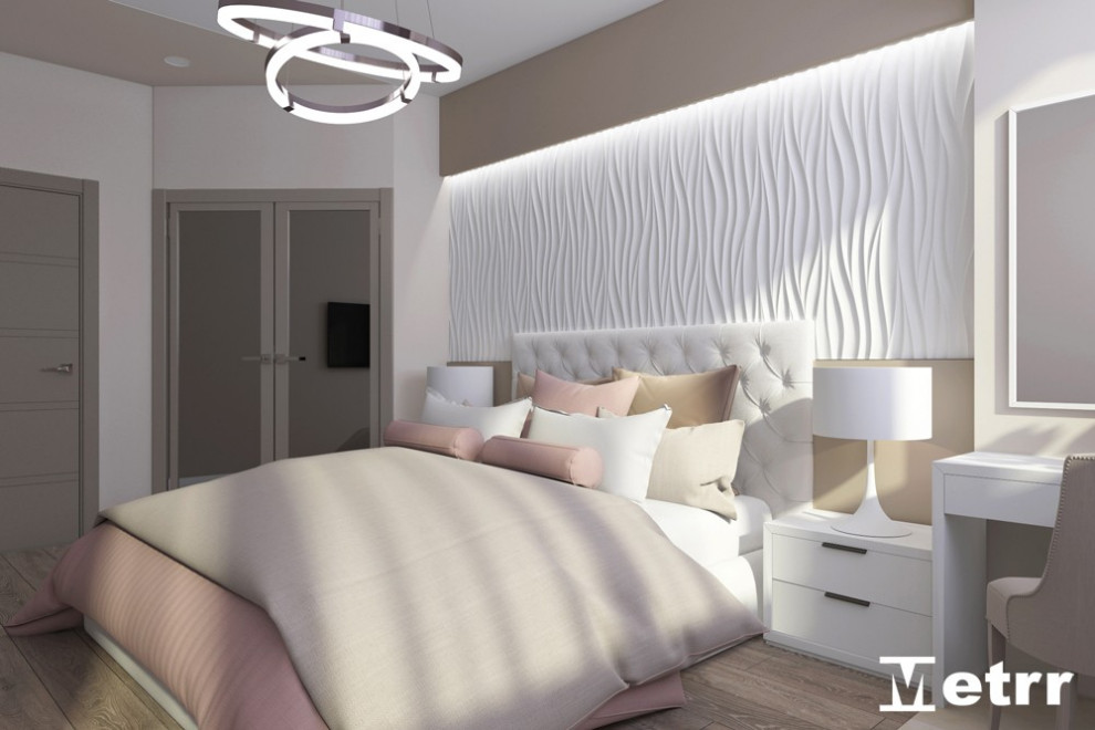 Дизайн - проект двухкомнатной квартиры S=61m2 ЖК Олимпия Парк