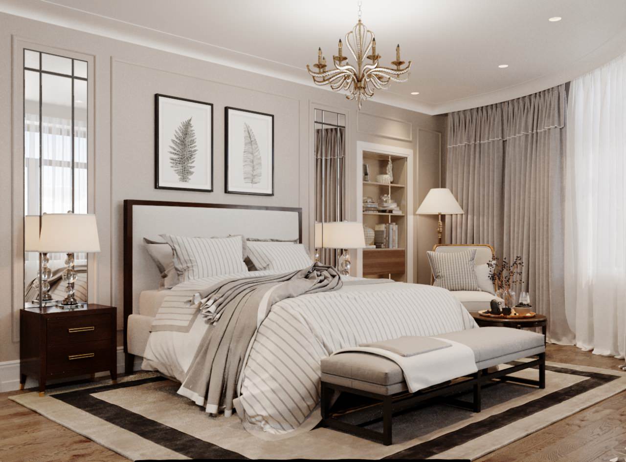 дизайн комнат для частного дома в поселке "Миллениум"