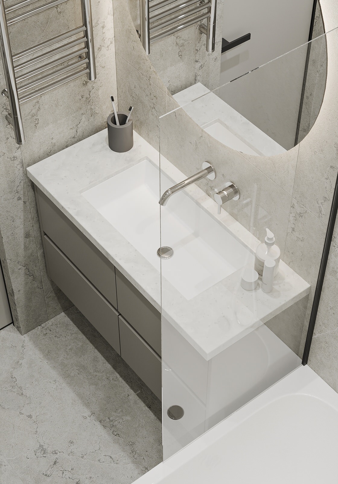 Интерьер квартиры в ЖК "Гармония"