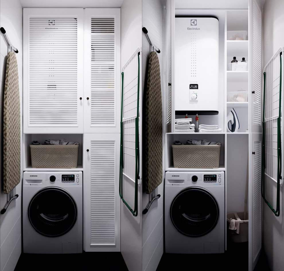 Прачечная с ванной комнатой