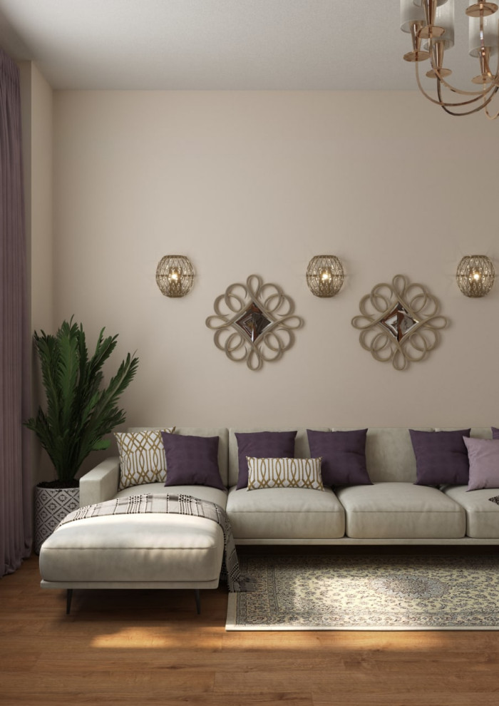 Apartment in a new house