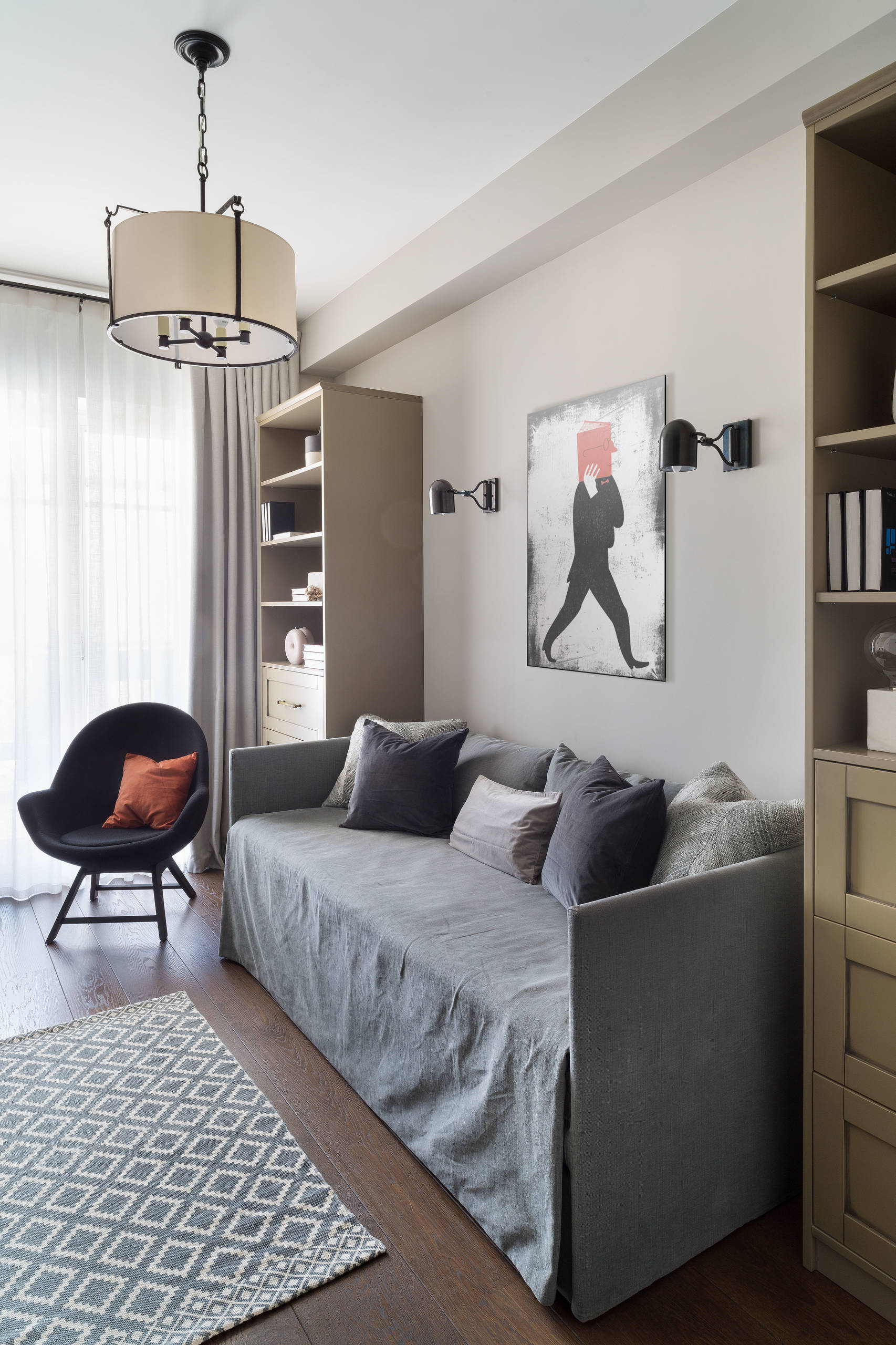 Houzz тур: Квартира с деревянными ставнями в центре Москвы